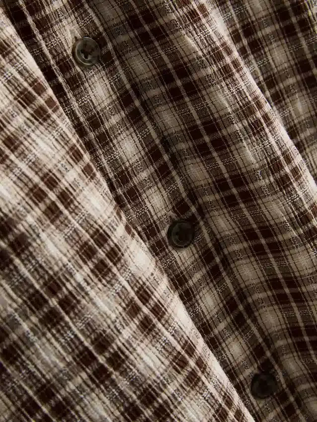 Relaxed check shirt