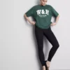 Relaxed cotton graphic active tee