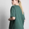 Relaxed cotton graphic active tee
