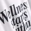 Relaxed cotton graphic active tee