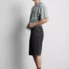 Relaxed denim shorts