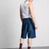 Relaxed denim shorts