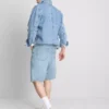 Relaxed denim shorts