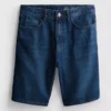 Relaxed denim shorts