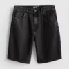 Relaxed denim shorts