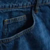 Relaxed denim shorts