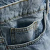 Relaxed denim shorts