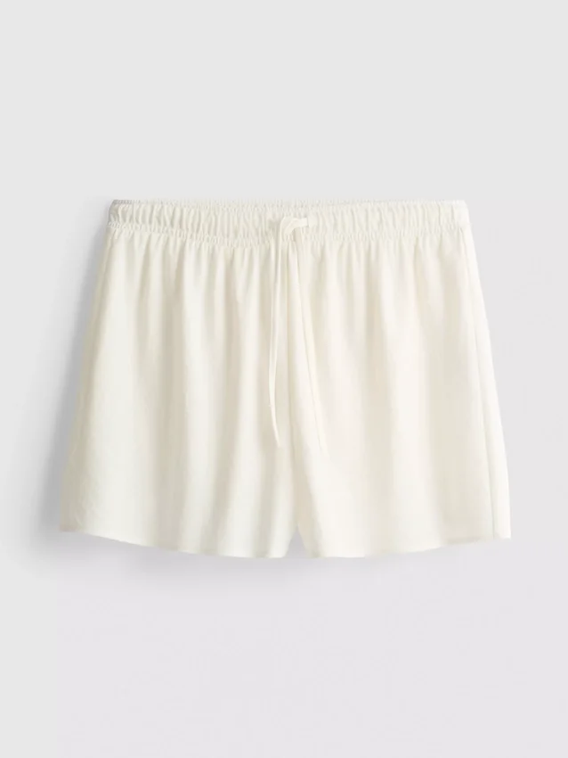 Relaxed drawstring shorts