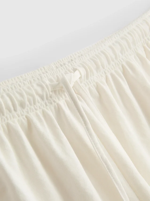 Relaxed drawstring shorts