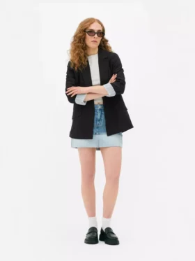 Relaxed fit blazer