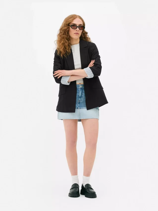Relaxed fit blazer