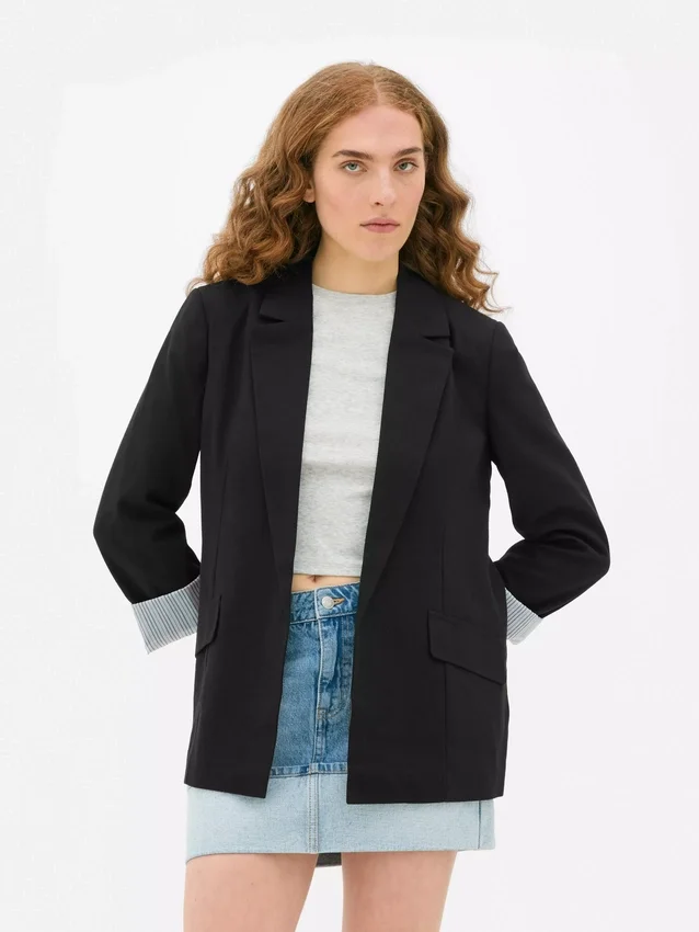 Relaxed fit blazer