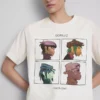 Relaxed gorillaz graphic music tee