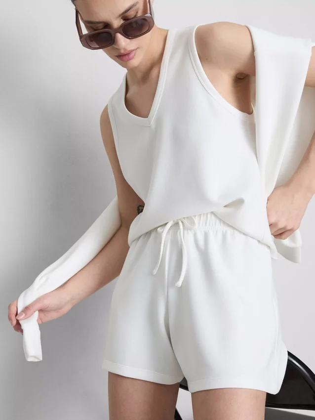 Relaxed modal blend shorts