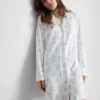 Relaxed printed boyfriend nightshirt