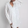 Relaxed printed boyfriend nightshirt