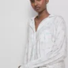 Relaxed printed boyfriend nightshirt