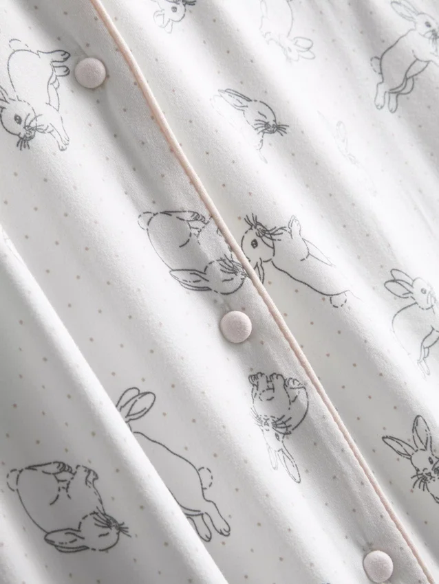 Relaxed printed boyfriend nightshirt