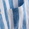 Relaxed stripe beach shirt