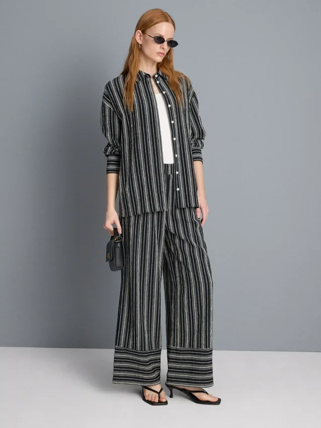 Relaxed striped shirt