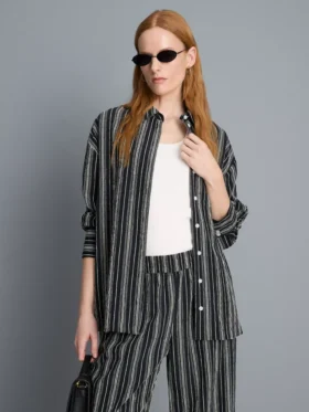 Relaxed striped shirt