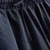 Relaxed textured bermuda shorts
