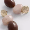 Resin drop earrings