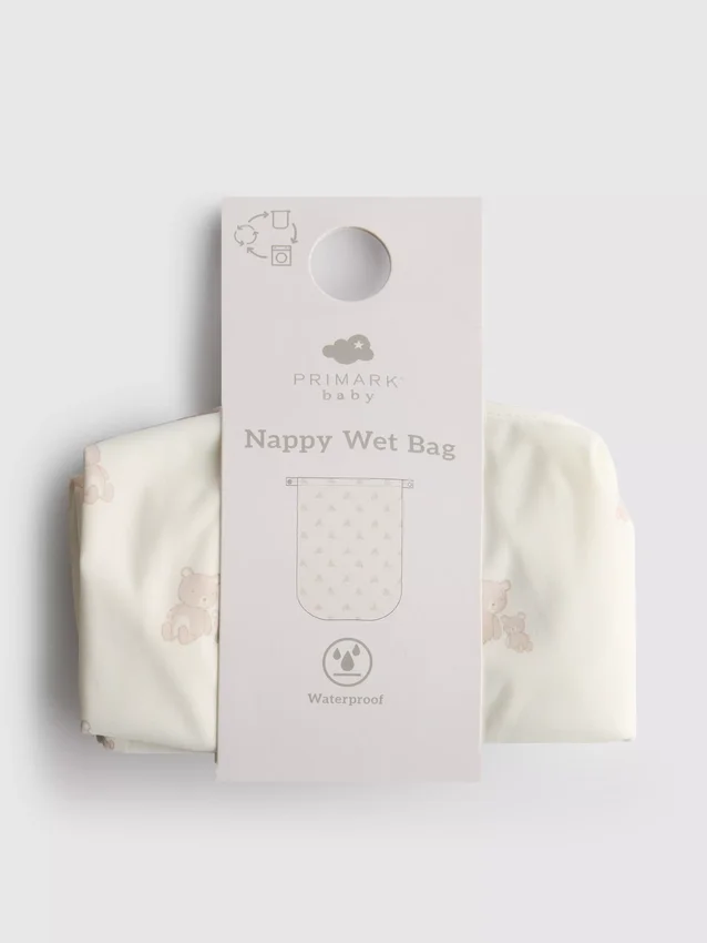 Reusable diaper wet bag