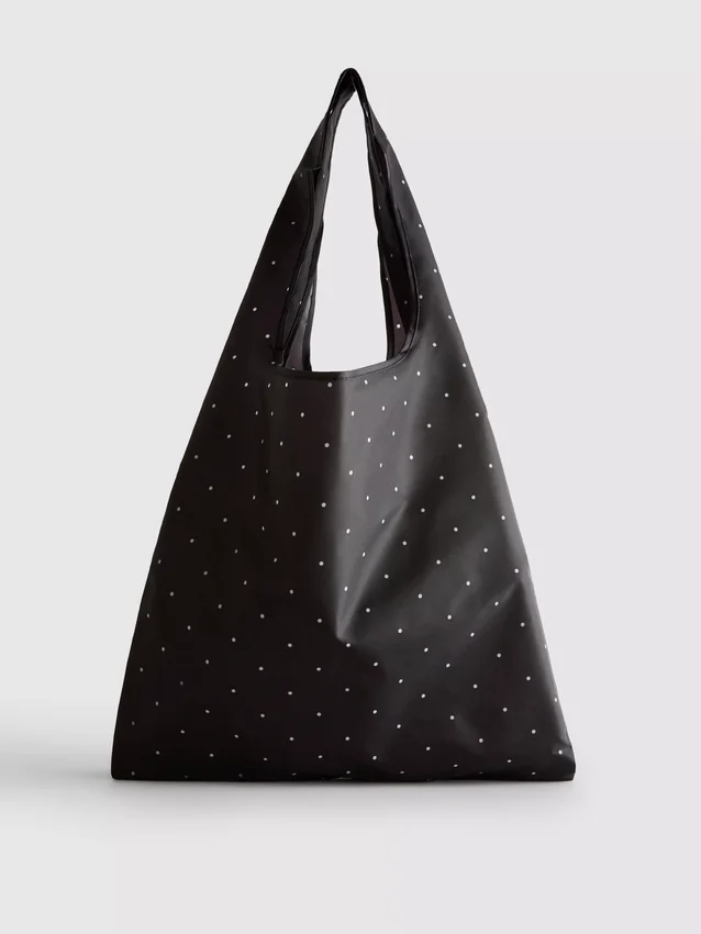Reusable foldaway tote bag