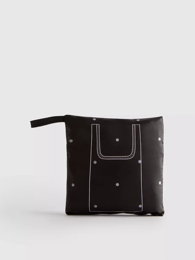 Reusable foldaway tote bag
