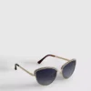 Rhinestone cat eye sunglasses