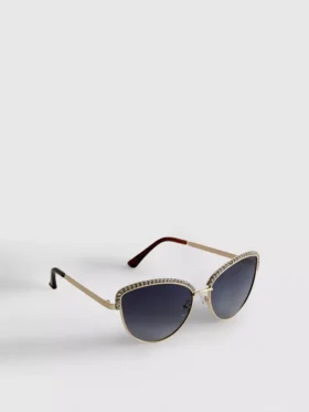 Rhinestone cat eye sunglasses