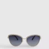Rhinestone cat eye sunglasses