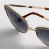 Rhinestone cat eye sunglasses