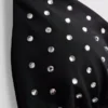 Rhinestone triangle bikini top