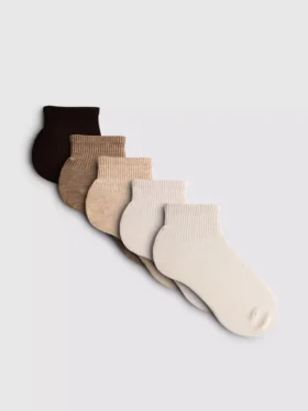 Ribbed ankle socks