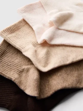Ribbed ankle socks
