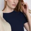Ribbed bodycon mini t-shirt dress