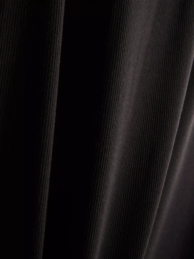Ribbed bodycon mini t-shirt dress