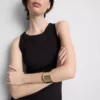 Ribbed built-in-bra midi dress