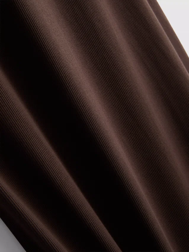 Ribbed built-in-bra midi dress