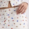 Ribbed butterfly pajama bottoms