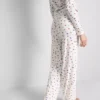 Ribbed butterfly pajama bottoms