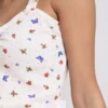 Ribbed butterfly pajama cami