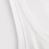 Ribbed cotton blend tank