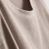 Ribbed cotton blend tank
