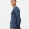 Ribbed crew neck sweater