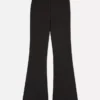 Ribbed flared pants