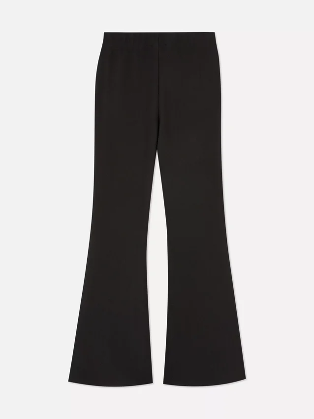 Ribbed flared pants