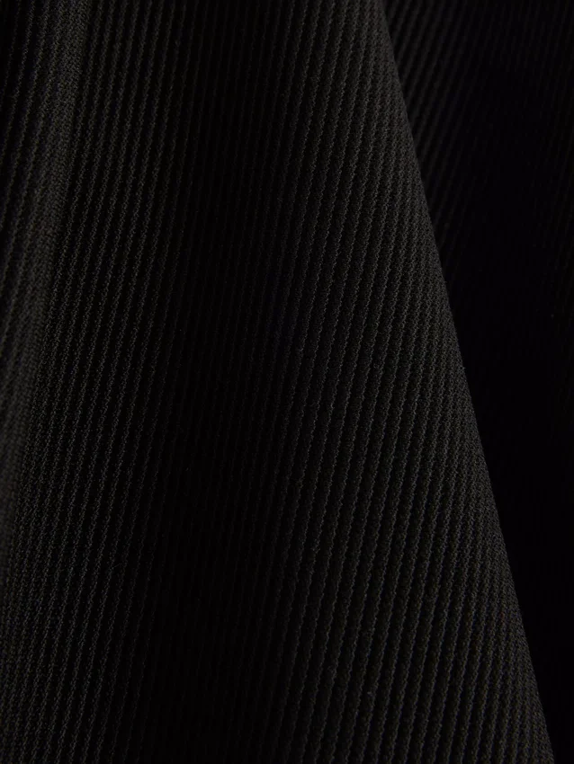 Ribbed flared pants